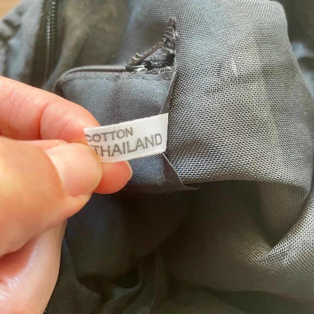 Made In Thailand 100% Cotton Elephant Print Tote Bag